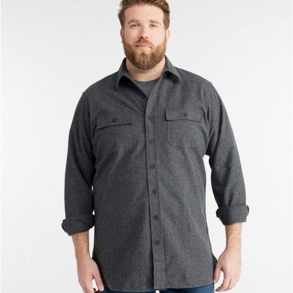 L.L. Bean Blue Flannel Shirt - Picture 7 of 7